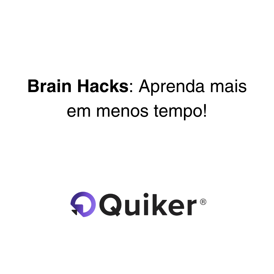 Técnicas de Brain Hacks para aprendizado rápido