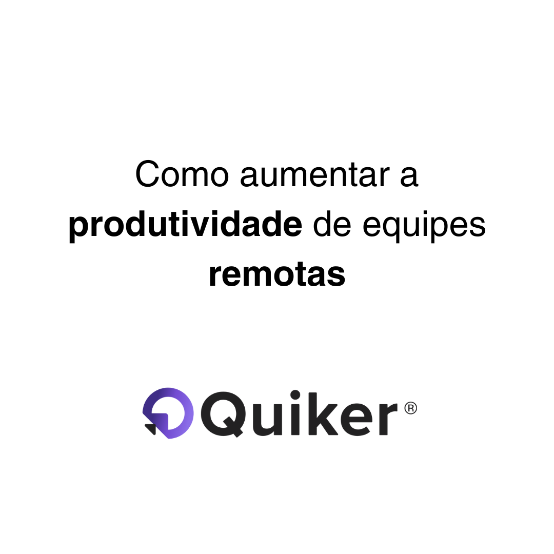 Aumentar a produtividade de equipes remotas