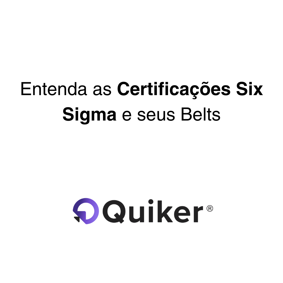Certificações Six Sigma e Belts