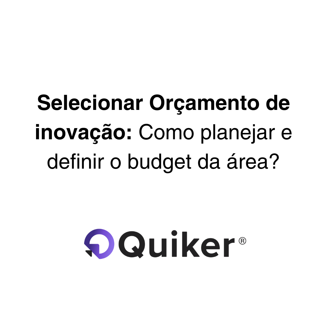 Planejamento de orçamento para inovação empresarial