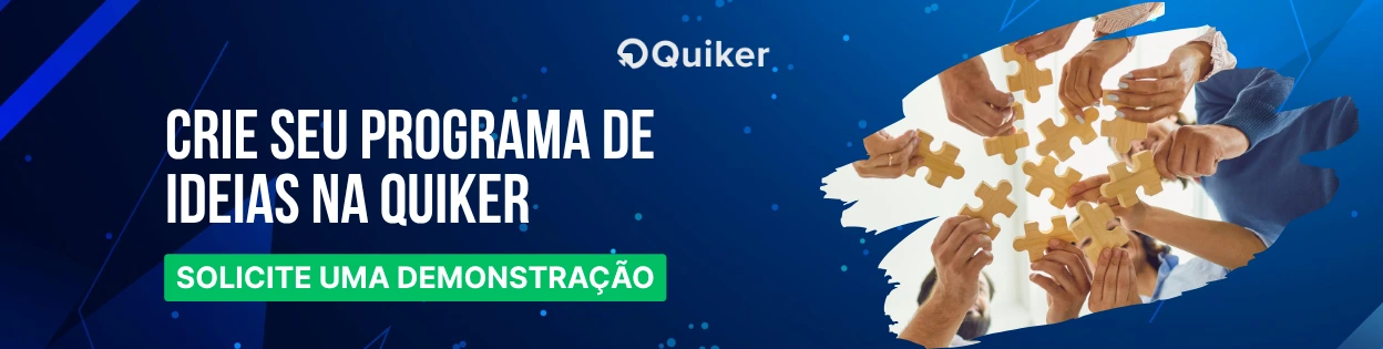crie seu programa de ideias na quiker