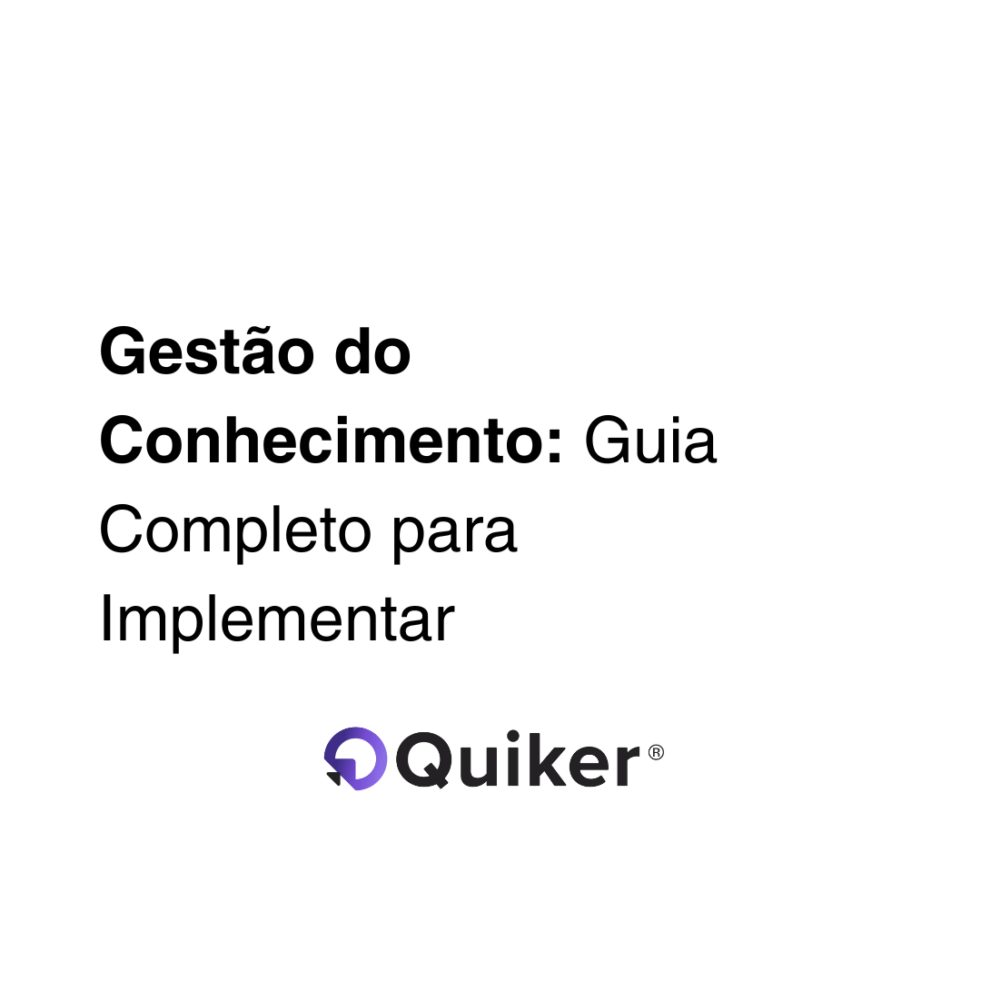 Gestão do Conhecimento: Guia Completo para Implementar